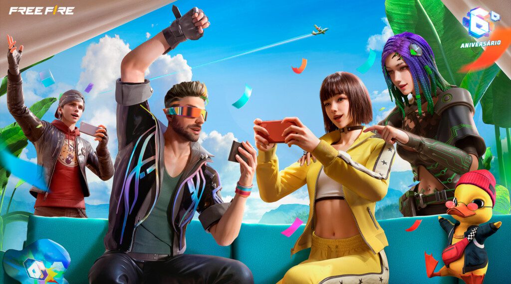 Free Fire: celebre o 6° Aniversário do jogo com recompensas especiais